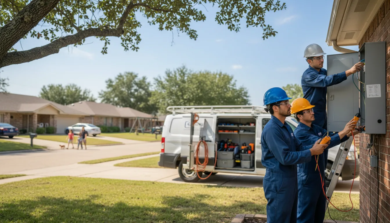 Certified electrician providing emergency electrical services in Pierz, MN